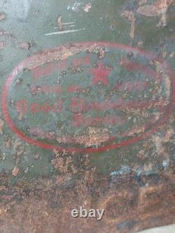 VINTAGE RC ROYAL CROWN COLA 15 ADVERTISING Embossed Metal Sign VERY SCARCE RARE