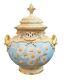 Very Fine & Rare Antique 19th Century Royal Worcester Lidded Daisy Potpourri Vas