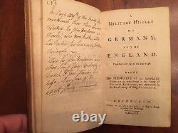 Very RARE 1759 Military History of GERMANY & ENGLAND, Royal Army King Charles I