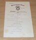 Very RARE 1940 Luncheon MenuTRANSPORT Ship GENERAL ROYAL T FRANKTorpedoed