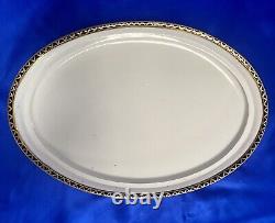 Very RARE Antique Royal Crown Derby 1877 Porcelain Oval Vegetable Tureen KINGS