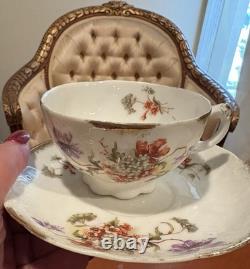 Very RARE BEAUTIFUL IMPERIAL RUSSIAN PORCELAIN Baranovka Gripari Set