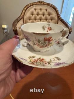 Very RARE BEAUTIFUL IMPERIAL RUSSIAN PORCELAIN Baranovka Gripari Set