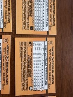 Very RARE! Bo Jackson Donruss 1989 #208 Royals collectors items! Errors- No Dot