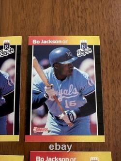 Very RARE! Bo Jackson Donruss 1989 #208 Royals collectors items! Errors- No Dot