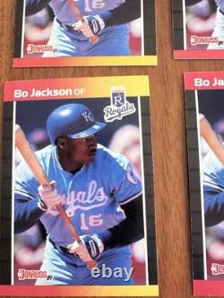 Very RARE! Bo Jackson Donruss 1989 #208 Royals collectors items! Errors- No Dot