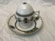 Very RARE IMPERIAL RUSSIAN PORCELAIN KORNILOV BROTHERS Egg Coverd Cup & Saucer