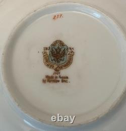 Very RARE IMPERIAL RUSSIAN PORCELAIN KORNILOV BROTHERS Egg Coverd Cup & Saucer