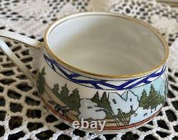Very RARE IMPERIAL RUSSIAN PORCELAIN KORNILOV KORNILOW BROTHERS CUP Only