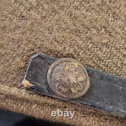 Very RARE Imperial Japanese Army Officer's Wool Visor Cap Hat 5-Star Original