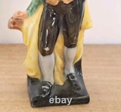Very RARE Prototype Royal Doulton 3.5 Robert Burns Porcelain Figurine 1920s