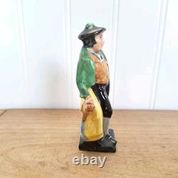 Very RARE Prototype Royal Doulton 3.5 Robert Burns Porcelain Figurine 1920s