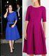 Very RARE Saloni London Martine Pink Dress, UK 8 Usa 4 ASO KATE ROYAL RP £555