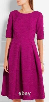 Very RARE Saloni London Martine Pink Dress, UK 8 Usa 4 ASO KATE ROYAL RP £555