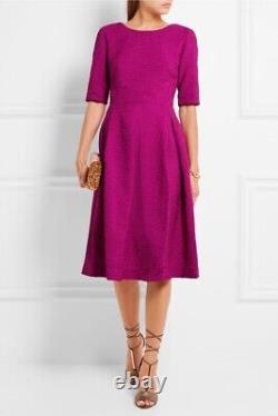 Very RARE Saloni London Martine Pink Dress, UK 8 Usa 4 ASO KATE ROYAL RP £555