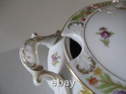 Very RARE Tureen & Lid Royale by Oscar De La Renta 8 1/2 X 15 X 8 Germany MINT