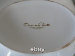 Very RARE Tureen & Lid Royale by Oscar De La Renta 8 1/2 X 15 X 8 Germany MINT
