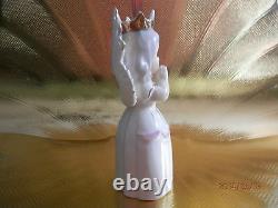 Very RARE VTG Japan Royal Queen Angel Girl Praying Wearing Gold Crown figurine