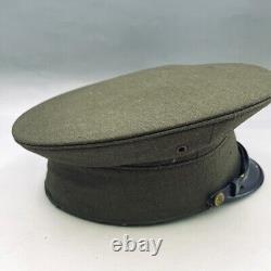 Very RARE Vintage Japanese Imperial Household Protecter Wool Visor Hat Original