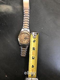 Very RARE! Vintage Seiko ROYAL OAK SQ Sports 100 Watch Need Band Repair Untested