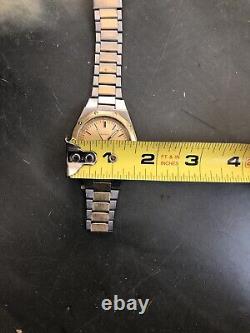 Very RARE! Vintage Seiko ROYAL OAK SQ Sports 100 Watch Need Band Repair Untested