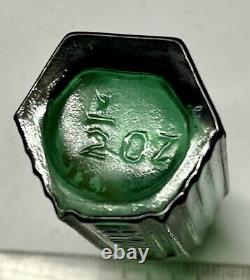 Very Rare 1/2oz Poison Bottle DERBY ROYAL INFIRMARY 1890 See Images (H319)