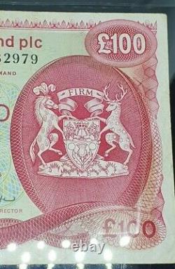 Very Rare £100 Royal Bank Of Scotland 1985 Banknote Very Fine P340 A/1 382979