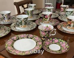 Very Rare 12 3 pce sets of Royal Albert Provincial Flowers Can. Perfct conditn