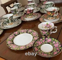 Very Rare 12 3 pce sets of Royal Albert Provincial Flowers Can. Perfct conditn