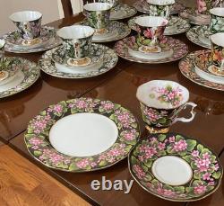 Very Rare 12 3 pce sets of Royal Albert Provincial Flowers Can. Perfct conditn
