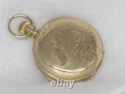 Very Rare 18s Hamilton 923 Canadian Imperial 14k Gold Fill Pocketwatch, Running