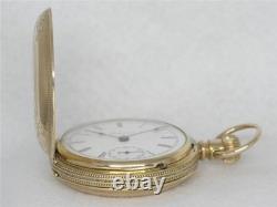 Very Rare 18s Hamilton 923 Canadian Imperial 14k Gold Fill Pocketwatch, Running