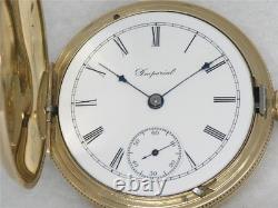 Very Rare 18s Hamilton 923 Canadian Imperial 14k Gold Fill Pocketwatch, Running Very Rare 18s Hamilton 923 Canadian Imperial 14k Gold Fill Pocketwatch, Running