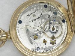 Very Rare 18s Hamilton 923 Canadian Imperial 14k Gold Fill Pocketwatch, Running Very Rare 18s Hamilton 923 Canadian Imperial 14k Gold Fill Pocketwatch, Running