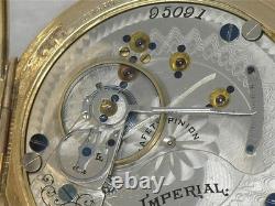 Very Rare 18s Hamilton 923 Canadian Imperial 14k Gold Fill Pocketwatch, Running Very Rare 18s Hamilton 923 Canadian Imperial 14k Gold Fill Pocketwatch, Running