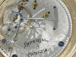 Very Rare 18s Hamilton 923 Canadian Imperial 14k Gold Fill Pocketwatch, Running Very Rare 18s Hamilton 923 Canadian Imperial 14k Gold Fill Pocketwatch, Running