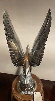 Very Rare! 1920s 1930s Aigle Royal Eagle By Brau, Hood Ornament