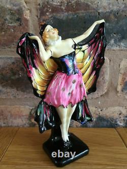 Very Rare 1925 Royal Doulton HN719 Figurine Butterfly Girl by Leslie Harradine