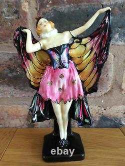 Very Rare 1925 Royal Doulton HN719 Figurine Butterfly Girl by Leslie Harradine