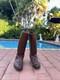 Very Rare 1940's WW2 Imperial Japanese Army Officer Brown Leather Riding Boots