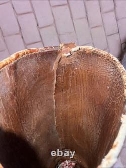 Very Rare 1940's WW2 Imperial Japanese Army Officer Brown Leather Riding Boots