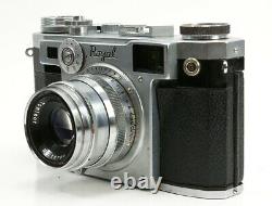 Very Rare 1955 Royal 35 Film Rangefinder Camera with Tominor 50mm f2.8 Lens Read