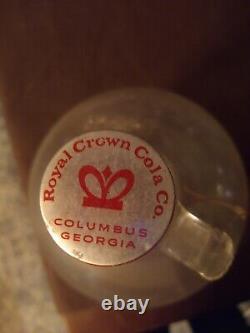 Very Rare 1960's Royal Crown Cola 1 Gallon Mixing syrup instructions Glass Jug