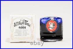 Very Rare 1980s PELIKAN Ink 4001 ROYAL BLUE 50 ml & Box, Pen Holder