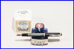 Very Rare 1980s PELIKAN Ink 4001 ROYAL BLUE 50 ml & Box, Pen Holder