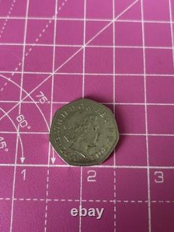 Very Rare 2013 Christopher Ironside Royal Arms 50p Coin Royal Mint Fifty Pence