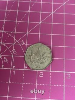 Very Rare 2013 Christopher Ironside Royal Arms 50p Coin Royal Mint Fifty Pence