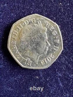Very Rare 2013 Christopher Ironside Royal Arms 50p Coin Royal Mint Fifty Pence