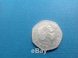 Very Rare 50p Coin 100 Years Of Girl Guiding With Royal Mint Errors