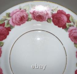 Very Rare Ancienne Manufacture Royale De Limoges 46 pcsRose De Paris